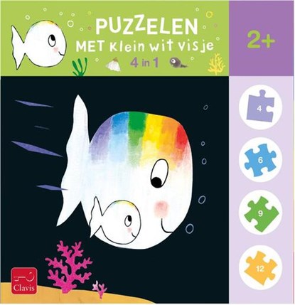 Puzzelen met Klein wit visje. 4-in-1-puzzel, niet bekend - Overig - 5407009980046