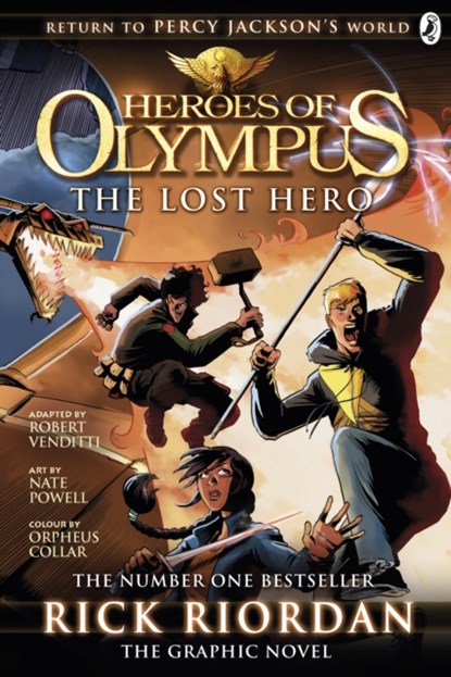 The Lost Hero: The Graphic Novel (Heroes of Olympus Book 1), Rick Riordan - Paperback - 9780141359984