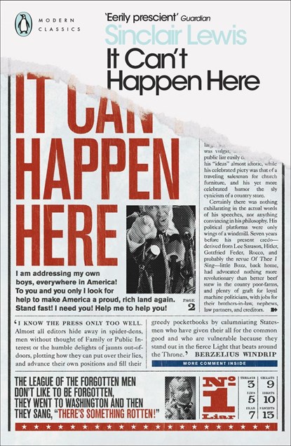 It Can't Happen Here, Sinclair Lewis - Paperback - 9780241310663