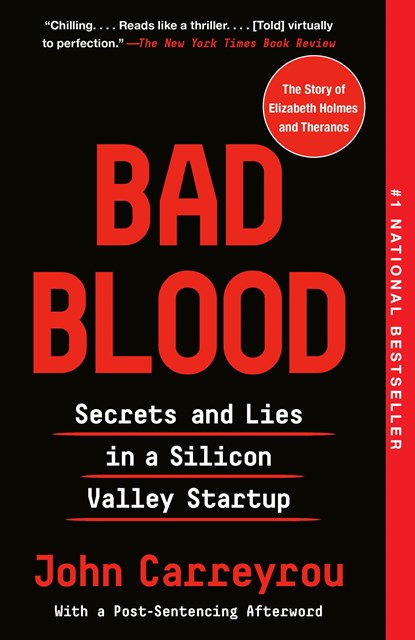 Bad Blood, John Carreyrou - Paperback - 9780525431992