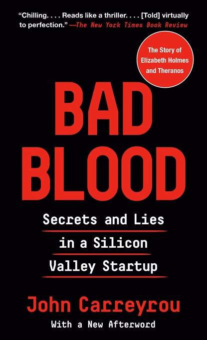 Bad Blood, John Carreyrou - Paperback - 9780593081648