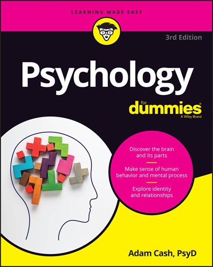 Psychology For Dummies, ADAM (CHAPMAN UNIVERSITY,  Orange, CA) Cash - Paperback - 9781119700296