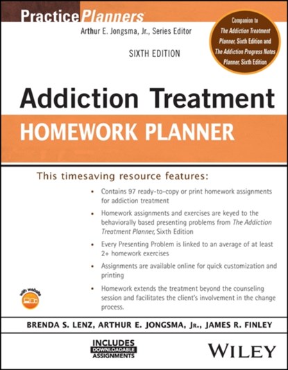 Addiction Treatment Homework Planner, BRENDA S. (MARQUETTE UNIVERSITY MILWAUKEE,  WI) Lenz ; Arthur E., Jr. (Psychological Consultants, Grand Rapids, Michigan) Jongsma ; James R. (New Mexico Dept. of Health, Albuquerque, NM) Finley - Paperback - 9781119987789