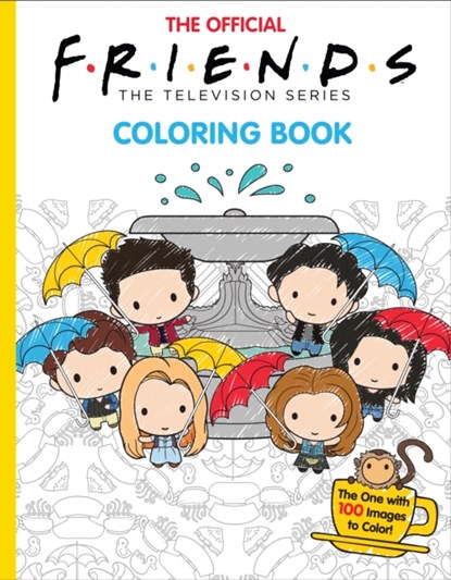 The Official Friends Coloring Book: The One with 100 Images to Color, Micol Ostow - Paperback - 9781338790900