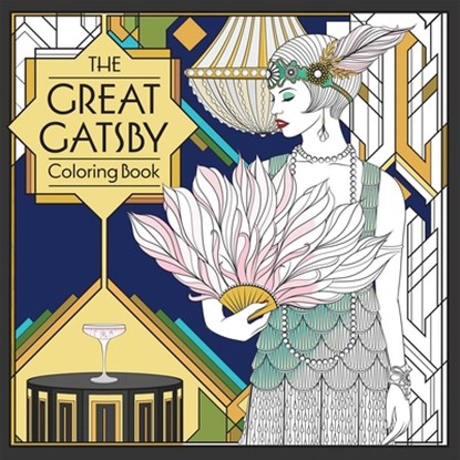 The Great Gatsby Coloring Book, F. Scott Fitzgerald - Paperback - 9781645174790