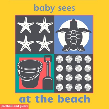 Baby Sees Bath Book: At the Beach, Chez Picthall - Gebonden - 9781905503377