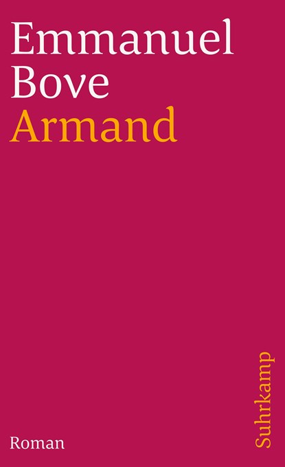 Armand, Emmanuel Bove - Paperback - 9783518386675