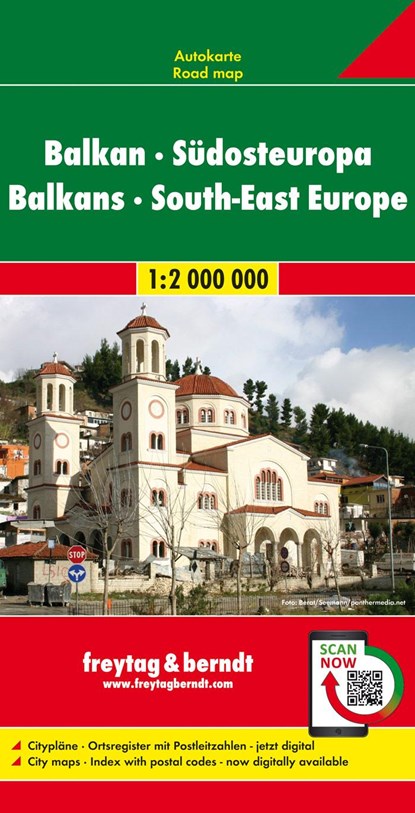 Balkans - South-East Europe Road Map 1:2 000 000, niet bekend - Gebonden - 9783707907520