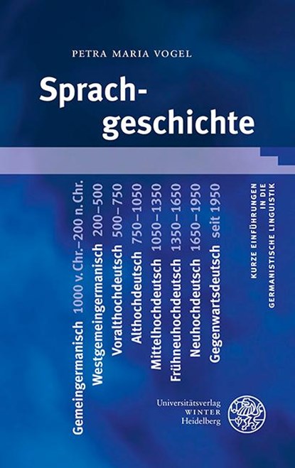Sprachgeschichte, Petra Maria Vogel - Paperback - 9783825361150