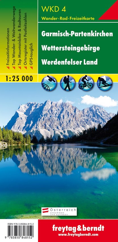 F&B WKD4 Garmisch-Partenkirchen, Wettersteingebirge, Werdenfelser Land, niet bekend - Losbladig - 9783850848152