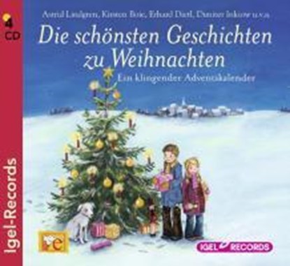 Lindgren, A: Geschichten zur Weihnachtszeit/4 CDs, LINDGREN,  Astrid ; Boje, Kirsten ; Dietl, Erhard ; Inkiow, Dimiter - AVM - 9783893533220