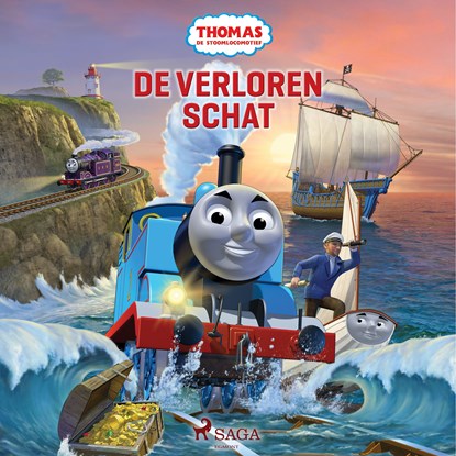 Thomas de Stoomlocomotief - De verloren schat, Mattel - Luisterboek MP3 - 9788726868753