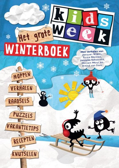 Het grote kidsweek winterboek, Carlijn Vos ; Maartje Dammers ; Carolien Plasschaert - Gebonden - 9789000330744