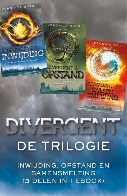 Divergent, de trilogie, Veronica Roth - Ebook - 9789000334964