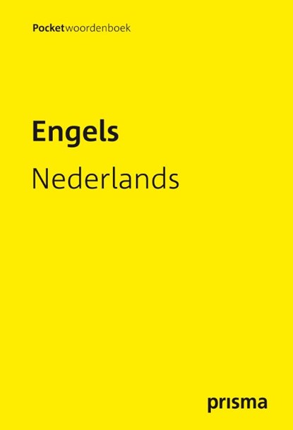 Prisma pocketwoordenboek Engels-Nederlands, Marlies Pieterse-Van Baars - Paperback - 9789000341214