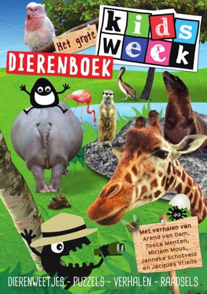 Het grote Kidsweek dierenboek, Carlijn Vos ; Jacqueline Ancona - Paperback - 9789000342884