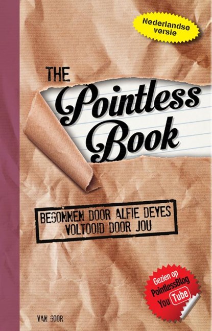 The Pointless Book, Alfie Deyes - Paperback - 9789000345298