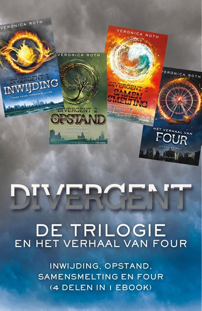 Divergent, de trilogie en het verhaal van Four, Veronica Roth - Ebook - 9789000346073