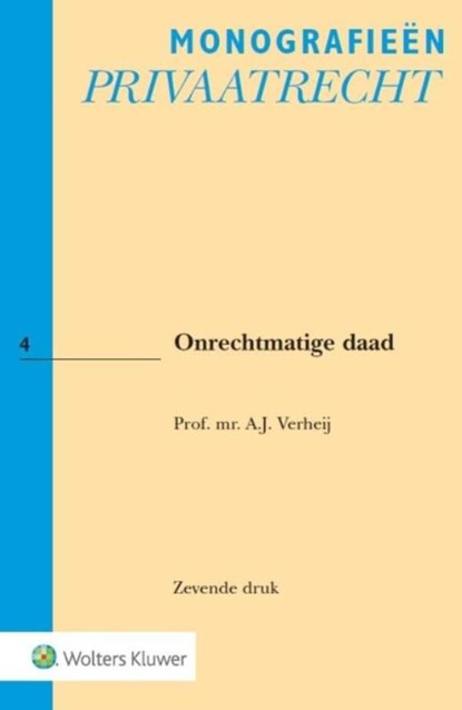 Onrechtmatige daad, A.J. Verheij - Ebook - 9789013132847