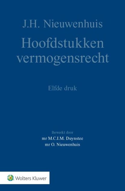 Hoofdstukken vermogensrecht, J.H. Nieuwenhuis - Paperback - 9789013132854