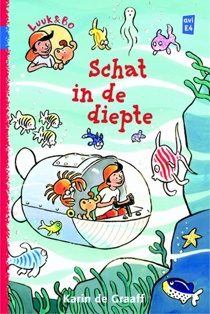 Klavertje drie-serie Luuk en Bo Schat in de diepte, Karin de Graaff - Gebonden - 9789020646160