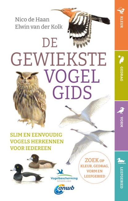 De gewiekste vogelgids, Nico de Haan ; Elwin van der Kolk - Paperback - 9789021579146