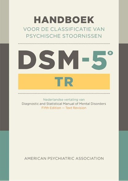DSM-5-TR, American Psychiatric Association - Gebonden - 9789024449798