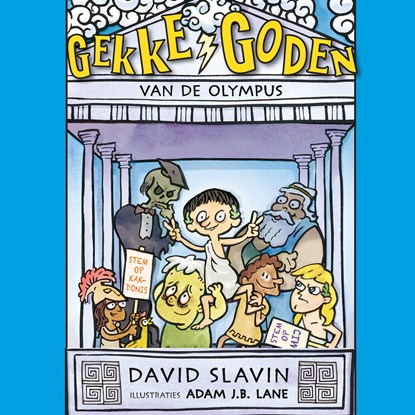 Gekke goden van de Olympus, David Slavin - Luisterboek MP3 - 9789024589098