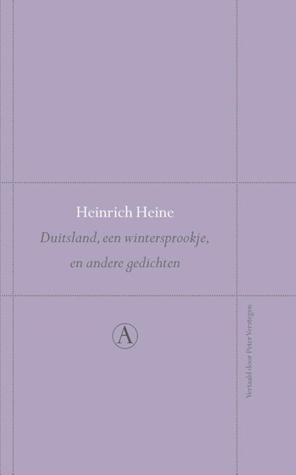 Duitsland, een wintersprookje en andere gedichten, H. Heine - Gebonden - 9789025364274