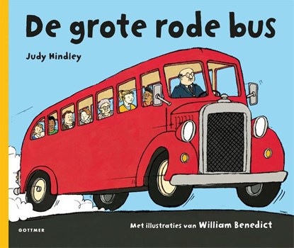 De grote rode bus, Judy Hindley - Gebonden - 9789025750237