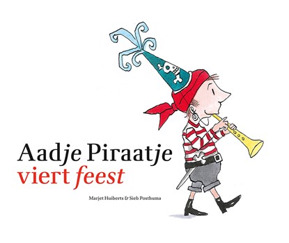 Aadje Piraatje viert feest, Marjet Huiberts - Luisterboek MP3 - 9789025761776