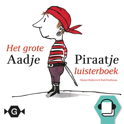 Het grote Aadje Piraatje luisterboek, Marjet Huiberts - Luisterboek MP3 - 9789025762087