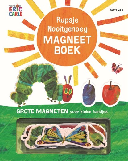 Rupsje Nooitgenoeg magneetboek, Eric Carle - Gebonden - 9789025774240