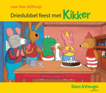 Driedubbel feest met Kikker, Max Velthuijs - Gebonden - 9789025879822