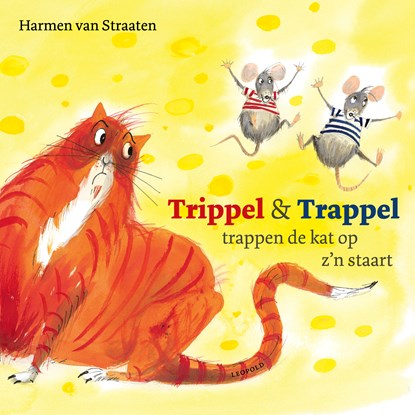 Trippel & Trappel trappen de kat op z'n staart, Harmen van Straaten - Luisterboek MP3 - 9789025886332