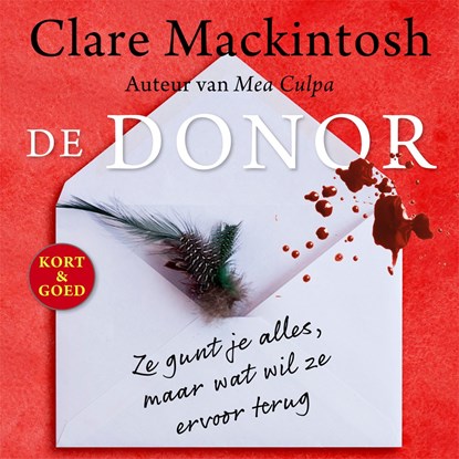 De donor, Clare Mackintosh - Luisterboek MP3 - 9789026154331