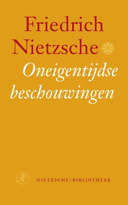Oneigentijdse beschouwingen, Friedrich Nietzsche - Paperback - 9789029566308