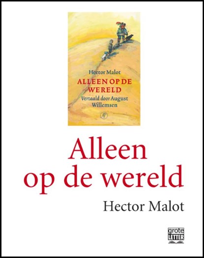 Alleen op de wereld - grote letter, Hector Malot - Paperback - 9789029584012
