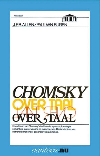 Chomsky over taal, J.P.B. Allen - Paperback - 9789031501502