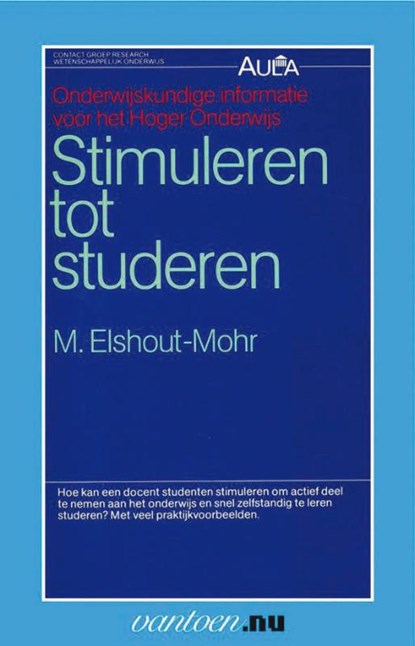 Stimuleren tot studeren, M. Elshout-Mohr - Paperback - 9789031506811