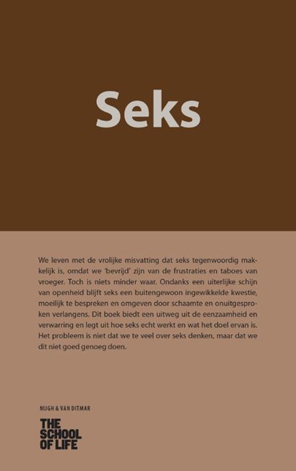 Seks, The School of Life - Gebonden - 9789038804439
