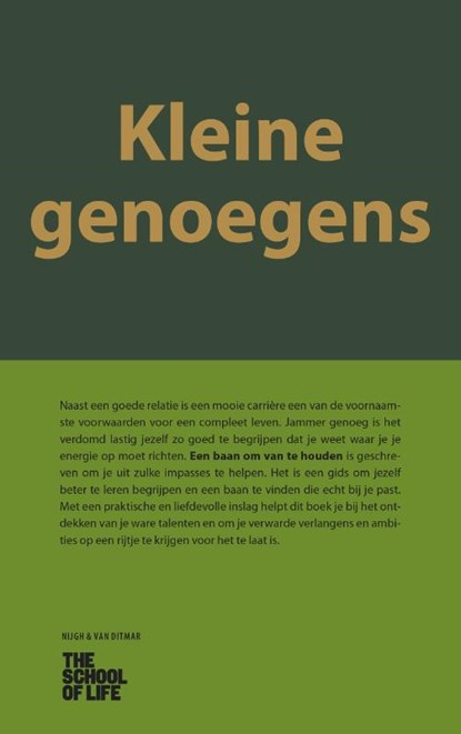 Kleine genoegens, The School of Life - Gebonden - 9789038804446