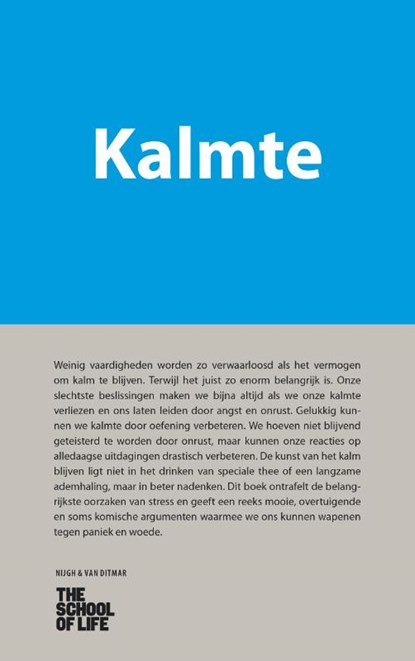 Kalmte, The School of Life - Gebonden - 9789038804453