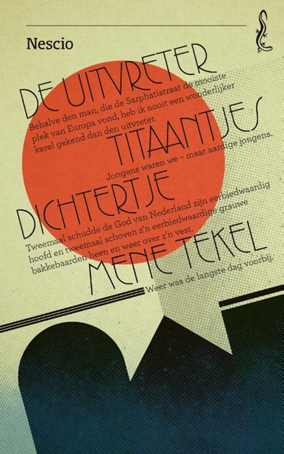 De uitvreter / Titaantjes / Dichtertje / Mene Tekel, Nescio - Paperback - 9789038805054