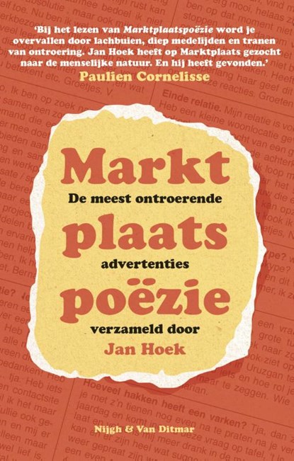 Marktplaatspoezie, Jan Hoek - Paperback - 9789038898391