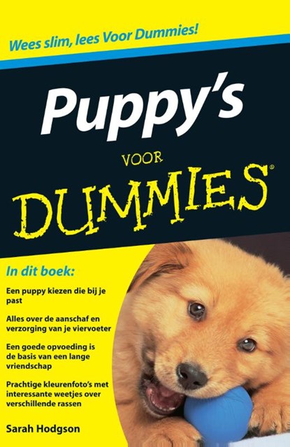 Puppy's voor Dummies, Sarah Hodgson - Paperback - 9789043014595