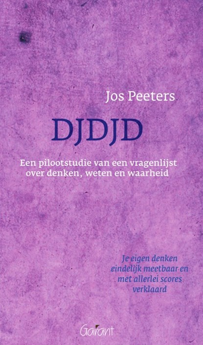 DJDJD, Jos Peeters - Paperback - 9789044138566
