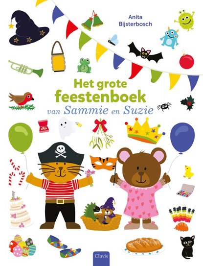 Het grote feestenboek van Sammie en Suzie, Anita Bijsterbosch - Gebonden - 9789044849332