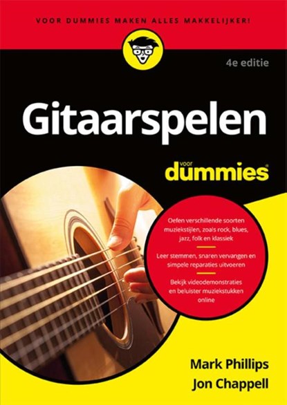 Gitaarspelen voor Dummies, Mark Phillips ; Jon Chappell - Paperback - 9789045351940