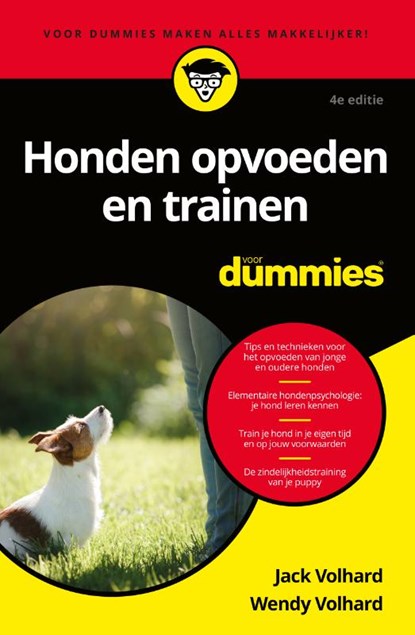 Honden opvoeden en trainen voor Dummies, Jack Volhard ; Wendy Volhard - Paperback - 9789045357973